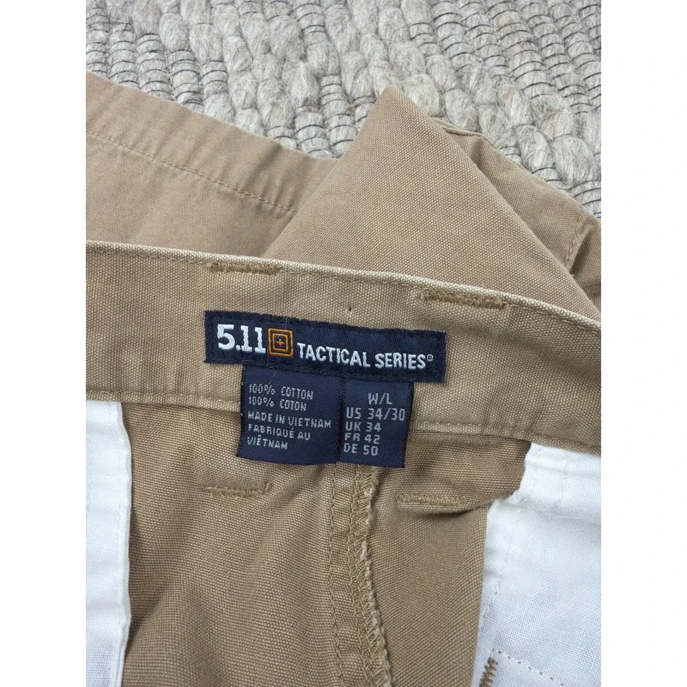 5.11 Tactical Series Pants Mens 34x30 Bundle Khaki Olive Green Cotton Utility